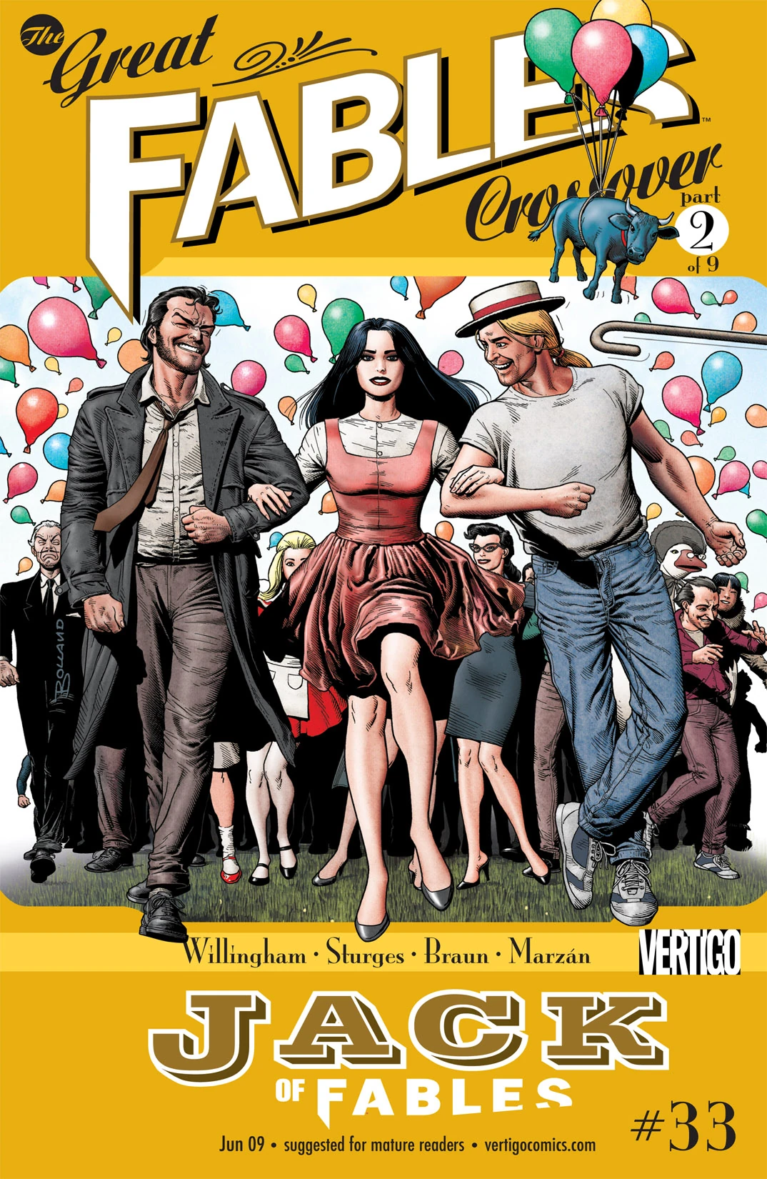 Jack of Fables #33 (DC, 2009 — Cover A) cover